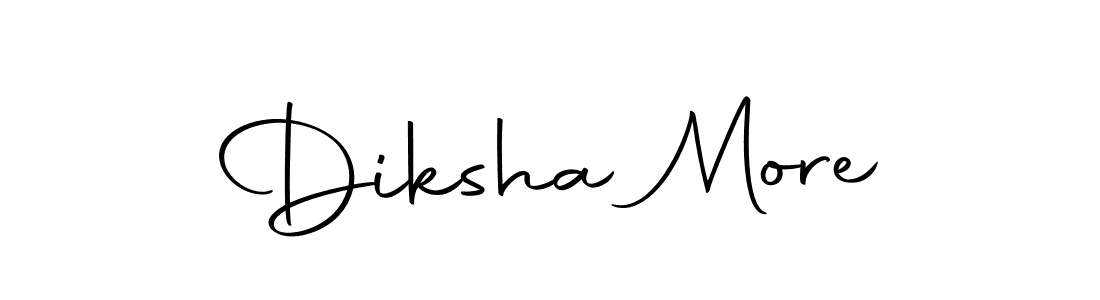Make a beautiful signature design for name Diksha More. With this signature (Autography-DOLnW) style, you can create a handwritten signature for free. Diksha More signature style 10 images and pictures png
