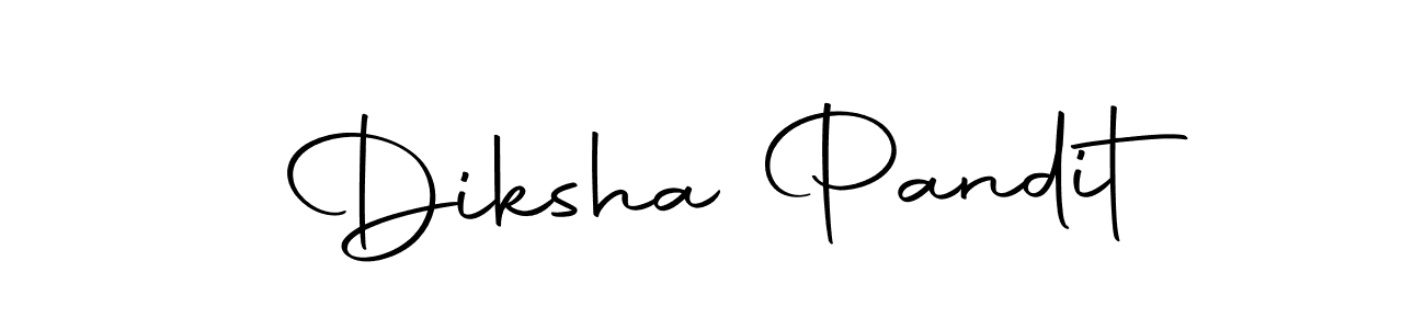Make a beautiful signature design for name Diksha Pandit. Use this online signature maker to create a handwritten signature for free. Diksha Pandit signature style 10 images and pictures png