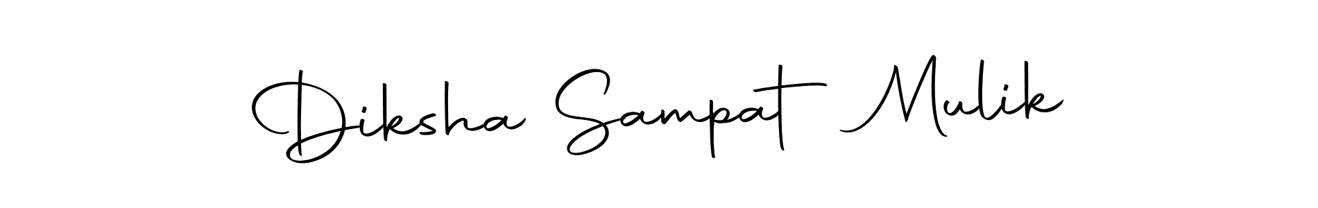 Use a signature maker to create a handwritten signature online. With this signature software, you can design (Autography-DOLnW) your own signature for name Diksha Sampat Mulik. Diksha Sampat Mulik signature style 10 images and pictures png