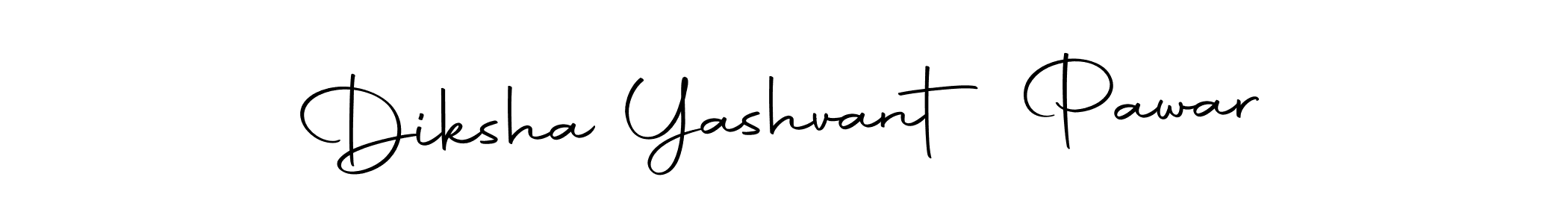 Make a beautiful signature design for name Diksha Yashvant Pawar. Use this online signature maker to create a handwritten signature for free. Diksha Yashvant Pawar signature style 10 images and pictures png