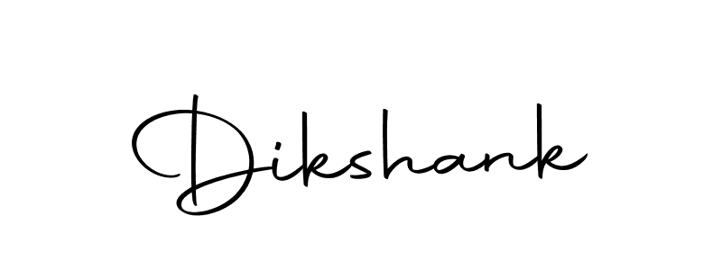 Make a beautiful signature design for name Dikshank. With this signature (Autography-DOLnW) style, you can create a handwritten signature for free. Dikshank signature style 10 images and pictures png