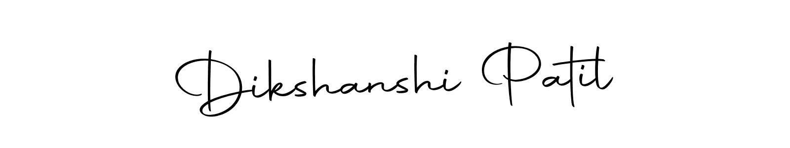 Also we have Dikshanshi Patil name is the best signature style. Create professional handwritten signature collection using Autography-DOLnW autograph style. Dikshanshi Patil signature style 10 images and pictures png