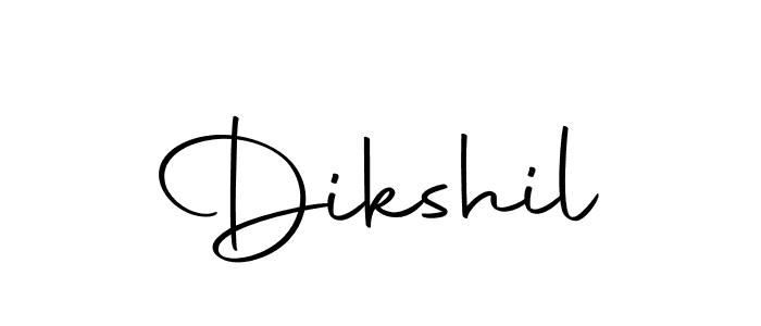 How to make Dikshil name signature. Use Autography-DOLnW style for creating short signs online. This is the latest handwritten sign. Dikshil signature style 10 images and pictures png