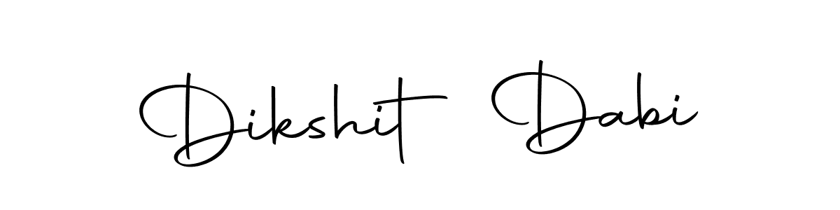 Also we have Dikshit Dabi name is the best signature style. Create professional handwritten signature collection using Autography-DOLnW autograph style. Dikshit Dabi signature style 10 images and pictures png