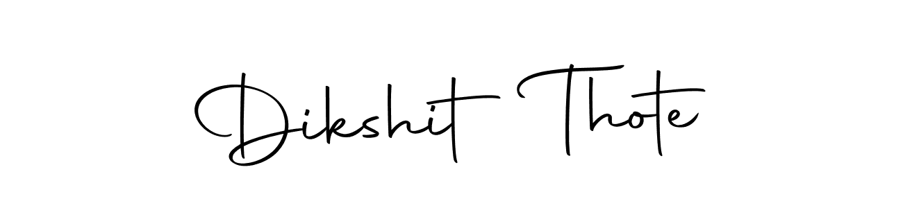 Dikshit Thote stylish signature style. Best Handwritten Sign (Autography-DOLnW) for my name. Handwritten Signature Collection Ideas for my name Dikshit Thote. Dikshit Thote signature style 10 images and pictures png