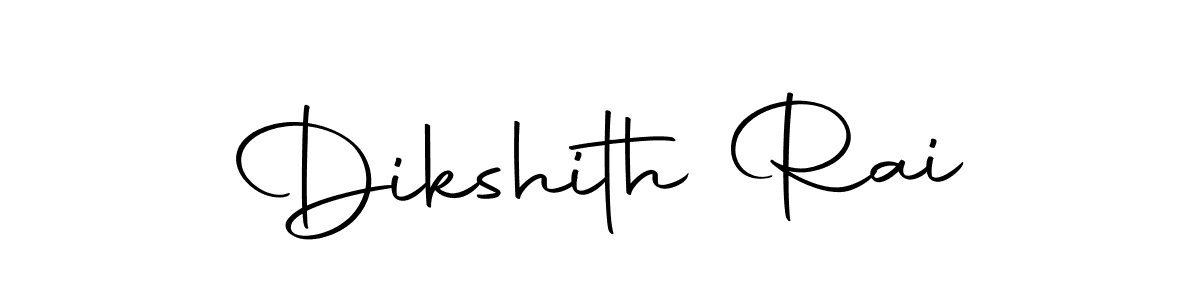 Dikshith Rai stylish signature style. Best Handwritten Sign (Autography-DOLnW) for my name. Handwritten Signature Collection Ideas for my name Dikshith Rai. Dikshith Rai signature style 10 images and pictures png