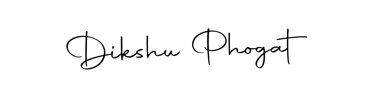 The best way (Autography-DOLnW) to make a short signature is to pick only two or three words in your name. The name Dikshu Phogat include a total of six letters. For converting this name. Dikshu Phogat signature style 10 images and pictures png