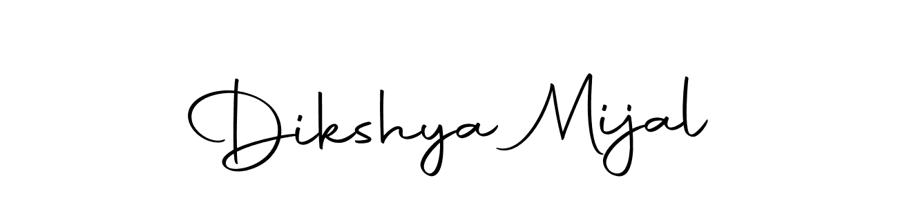 How to make Dikshya Mijal signature? Autography-DOLnW is a professional autograph style. Create handwritten signature for Dikshya Mijal name. Dikshya Mijal signature style 10 images and pictures png