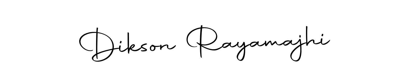 How to make Dikson Rayamajhi signature? Autography-DOLnW is a professional autograph style. Create handwritten signature for Dikson Rayamajhi name. Dikson Rayamajhi signature style 10 images and pictures png
