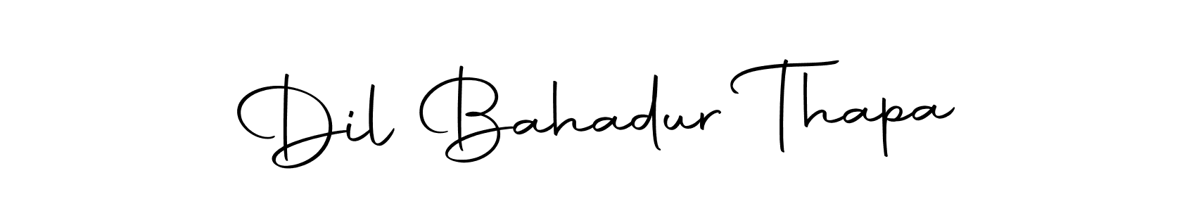 Create a beautiful signature design for name Dil Bahadur Thapa. With this signature (Autography-DOLnW) fonts, you can make a handwritten signature for free. Dil Bahadur Thapa signature style 10 images and pictures png