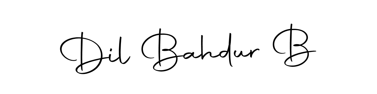 Make a beautiful signature design for name Dil Bahdur B. With this signature (Autography-DOLnW) style, you can create a handwritten signature for free. Dil Bahdur B signature style 10 images and pictures png