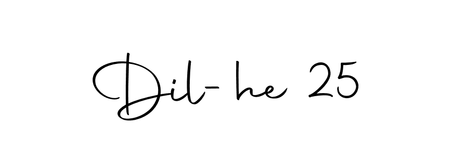 You should practise on your own different ways (Autography-DOLnW) to write your name (Dil-he 25) in signature. don't let someone else do it for you. Dil-he 25 signature style 10 images and pictures png