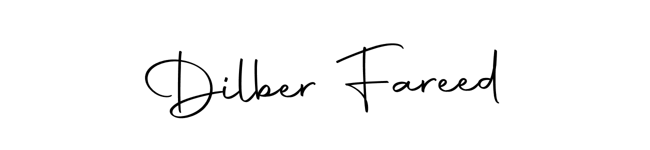if you are searching for the best signature style for your name Dilber Fareed. so please give up your signature search. here we have designed multiple signature styles  using Autography-DOLnW. Dilber Fareed signature style 10 images and pictures png