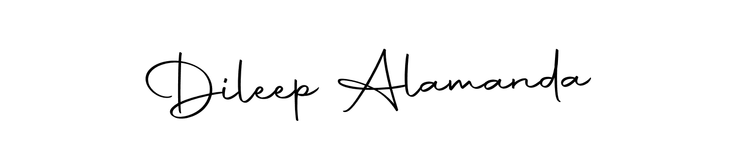 Once you've used our free online signature maker to create your best signature Autography-DOLnW style, it's time to enjoy all of the benefits that Dileep Alamanda name signing documents. Dileep Alamanda signature style 10 images and pictures png