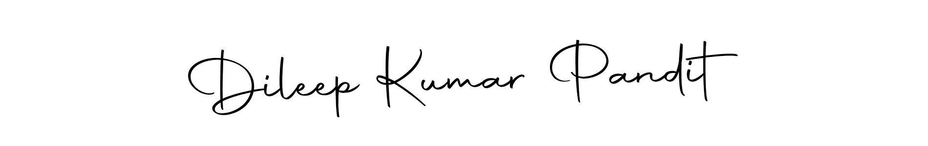 Design your own signature with our free online signature maker. With this signature software, you can create a handwritten (Autography-DOLnW) signature for name Dileep Kumar Pandit. Dileep Kumar Pandit signature style 10 images and pictures png