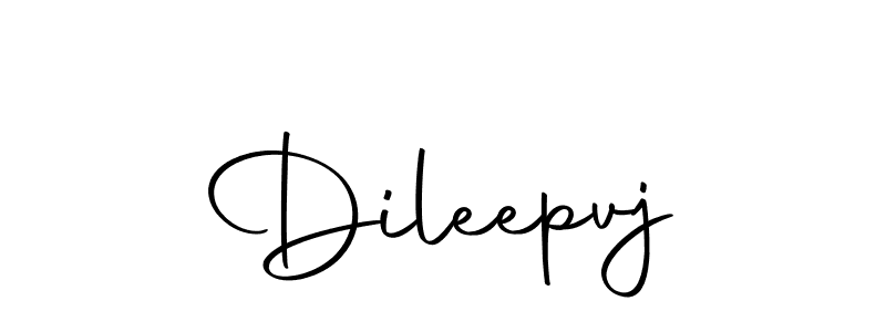 Create a beautiful signature design for name Dileepvj. With this signature (Autography-DOLnW) fonts, you can make a handwritten signature for free. Dileepvj signature style 10 images and pictures png
