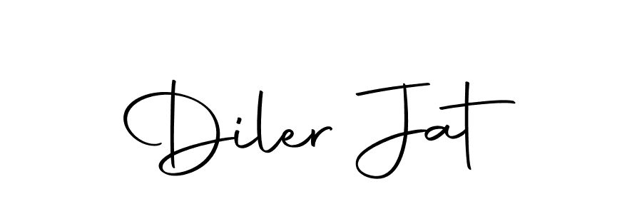 You can use this online signature creator to create a handwritten signature for the name Diler Jat. This is the best online autograph maker. Diler Jat signature style 10 images and pictures png