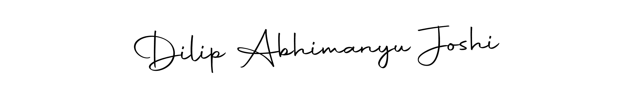 Make a beautiful signature design for name Dilip Abhimanyu Joshi. Use this online signature maker to create a handwritten signature for free. Dilip Abhimanyu Joshi signature style 10 images and pictures png