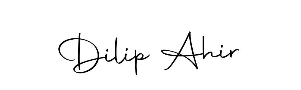 Dilip Ahir stylish signature style. Best Handwritten Sign (Autography-DOLnW) for my name. Handwritten Signature Collection Ideas for my name Dilip Ahir. Dilip Ahir signature style 10 images and pictures png