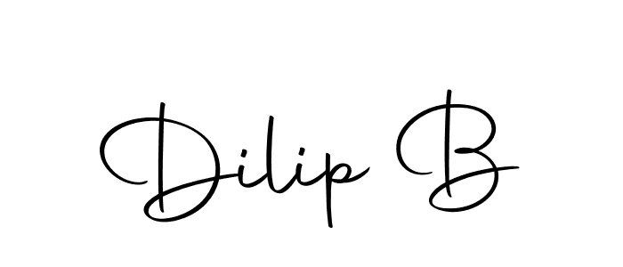 Make a beautiful signature design for name Dilip B. With this signature (Autography-DOLnW) style, you can create a handwritten signature for free. Dilip B signature style 10 images and pictures png