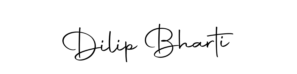 How to make Dilip Bharti signature? Autography-DOLnW is a professional autograph style. Create handwritten signature for Dilip Bharti name. Dilip Bharti signature style 10 images and pictures png