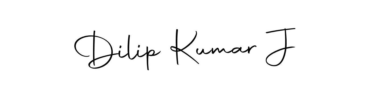 Create a beautiful signature design for name Dilip Kumar J. With this signature (Autography-DOLnW) fonts, you can make a handwritten signature for free. Dilip Kumar J signature style 10 images and pictures png