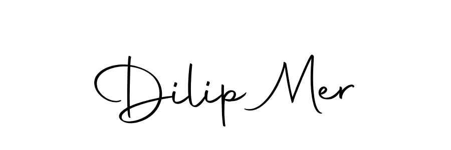 Dilip Mer stylish signature style. Best Handwritten Sign (Autography-DOLnW) for my name. Handwritten Signature Collection Ideas for my name Dilip Mer. Dilip Mer signature style 10 images and pictures png