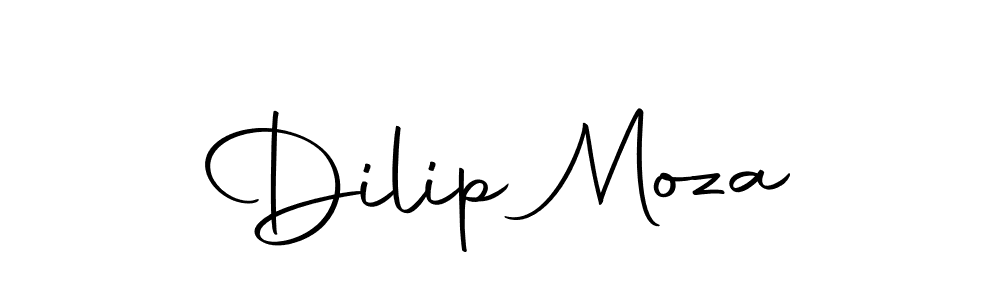 Also we have Dilip Moza name is the best signature style. Create professional handwritten signature collection using Autography-DOLnW autograph style. Dilip Moza signature style 10 images and pictures png