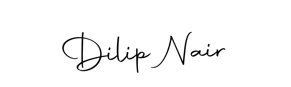 Create a beautiful signature design for name Dilip Nair. With this signature (Autography-DOLnW) fonts, you can make a handwritten signature for free. Dilip Nair signature style 10 images and pictures png
