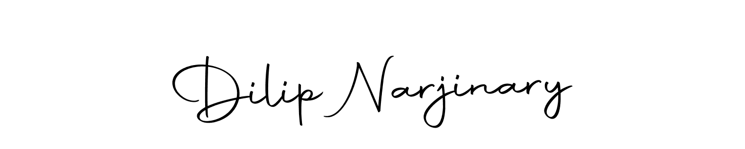 You should practise on your own different ways (Autography-DOLnW) to write your name (Dilip Narjinary) in signature. don't let someone else do it for you. Dilip Narjinary signature style 10 images and pictures png