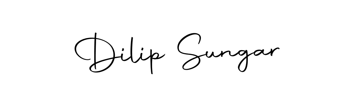 Design your own signature with our free online signature maker. With this signature software, you can create a handwritten (Autography-DOLnW) signature for name Dilip Sungar. Dilip Sungar signature style 10 images and pictures png