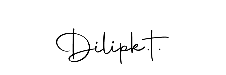 Dilipk.t. stylish signature style. Best Handwritten Sign (Autography-DOLnW) for my name. Handwritten Signature Collection Ideas for my name Dilipk.t.. Dilipk.t. signature style 10 images and pictures png