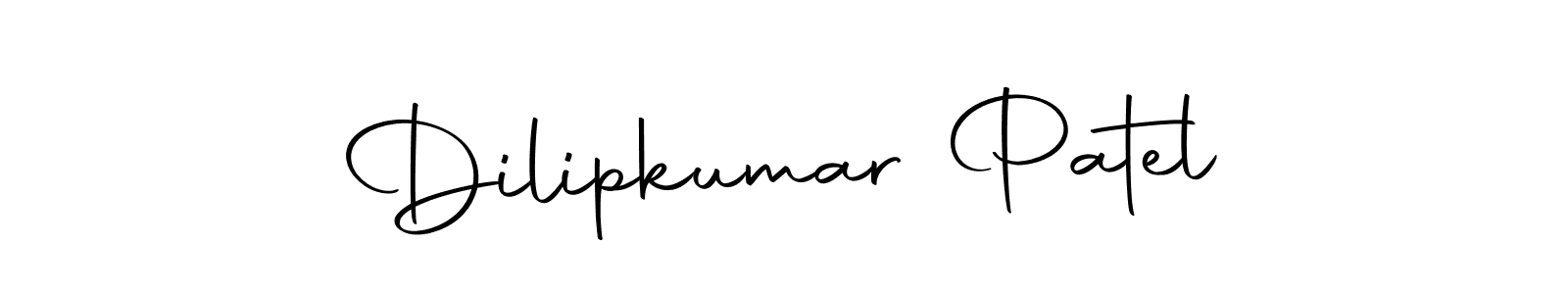 Make a beautiful signature design for name Dilipkumar Patel. With this signature (Autography-DOLnW) style, you can create a handwritten signature for free. Dilipkumar Patel signature style 10 images and pictures png