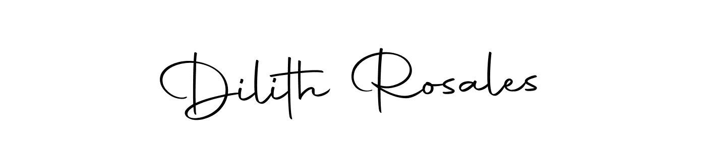 Create a beautiful signature design for name Dilith Rosales. With this signature (Autography-DOLnW) fonts, you can make a handwritten signature for free. Dilith Rosales signature style 10 images and pictures png