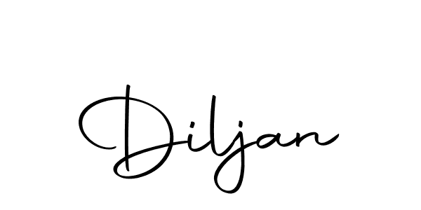 Use a signature maker to create a handwritten signature online. With this signature software, you can design (Autography-DOLnW) your own signature for name Diljan. Diljan signature style 10 images and pictures png