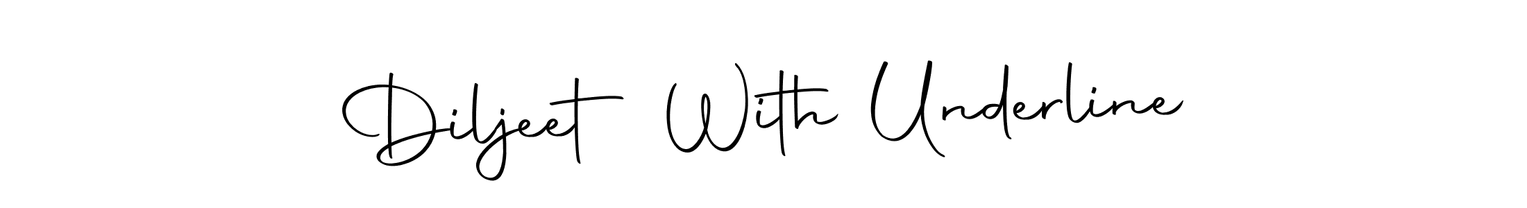 Once you've used our free online signature maker to create your best signature Autography-DOLnW style, it's time to enjoy all of the benefits that Diljeet With Underline name signing documents. Diljeet With Underline signature style 10 images and pictures png