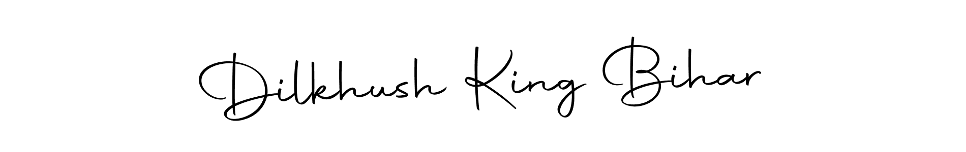 The best way (Autography-DOLnW) to make a short signature is to pick only two or three words in your name. The name Dilkhush King Bihar include a total of six letters. For converting this name. Dilkhush King Bihar signature style 10 images and pictures png