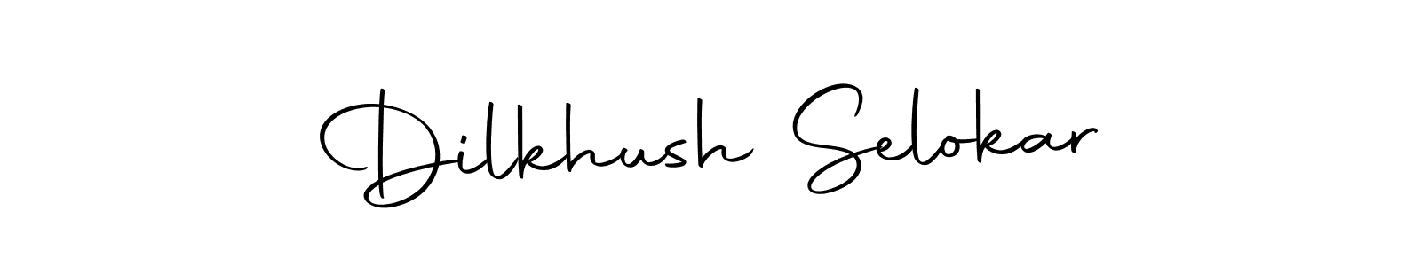 Make a short Dilkhush Selokar signature style. Manage your documents anywhere anytime using Autography-DOLnW. Create and add eSignatures, submit forms, share and send files easily. Dilkhush Selokar signature style 10 images and pictures png