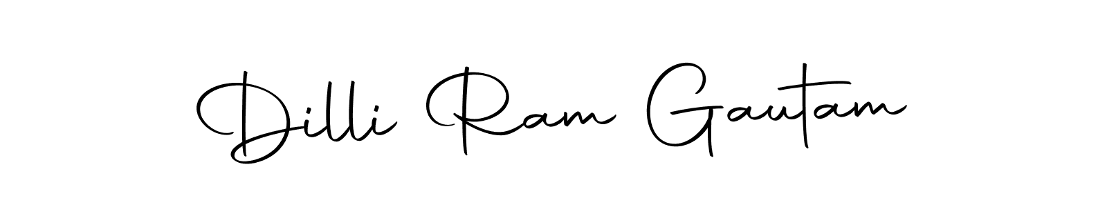 Make a short Dilli Ram Gautam signature style. Manage your documents anywhere anytime using Autography-DOLnW. Create and add eSignatures, submit forms, share and send files easily. Dilli Ram Gautam signature style 10 images and pictures png