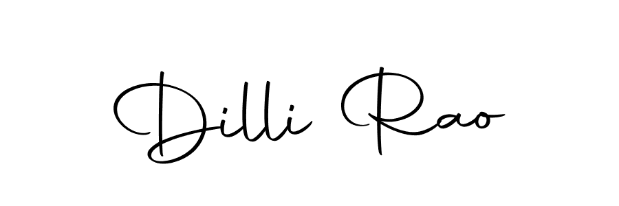 Create a beautiful signature design for name Dilli Rao. With this signature (Autography-DOLnW) fonts, you can make a handwritten signature for free. Dilli Rao signature style 10 images and pictures png