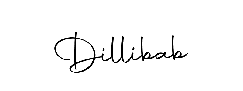 Use a signature maker to create a handwritten signature online. With this signature software, you can design (Autography-DOLnW) your own signature for name Dillibab. Dillibab signature style 10 images and pictures png