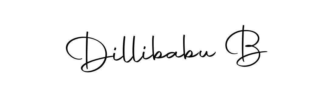 Make a beautiful signature design for name Dillibabu B. Use this online signature maker to create a handwritten signature for free. Dillibabu B signature style 10 images and pictures png