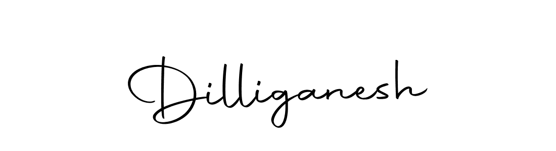 Make a beautiful signature design for name Dilliganesh. With this signature (Autography-DOLnW) style, you can create a handwritten signature for free. Dilliganesh signature style 10 images and pictures png