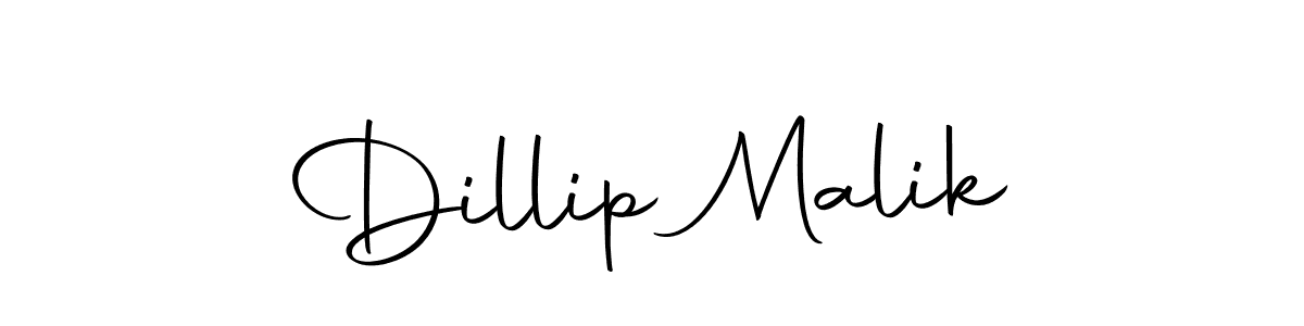 Design your own signature with our free online signature maker. With this signature software, you can create a handwritten (Autography-DOLnW) signature for name Dillip Malik. Dillip Malik signature style 10 images and pictures png