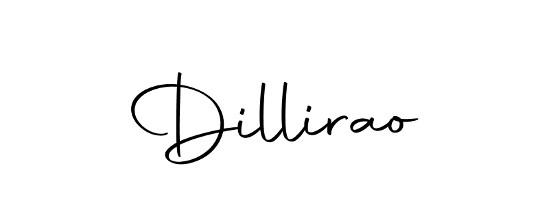 Make a beautiful signature design for name Dillirao. With this signature (Autography-DOLnW) style, you can create a handwritten signature for free. Dillirao signature style 10 images and pictures png