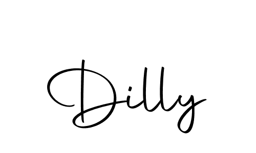 Best and Professional Signature Style for Dilly. Autography-DOLnW Best Signature Style Collection. Dilly signature style 10 images and pictures png