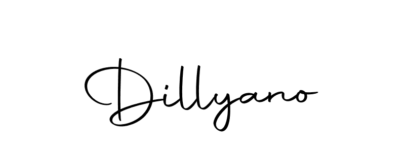 Use a signature maker to create a handwritten signature online. With this signature software, you can design (Autography-DOLnW) your own signature for name Dillyano. Dillyano signature style 10 images and pictures png