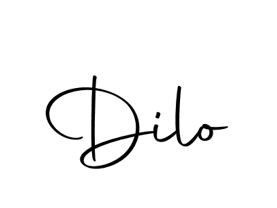 Design your own signature with our free online signature maker. With this signature software, you can create a handwritten (Autography-DOLnW) signature for name Dilo. Dilo signature style 10 images and pictures png