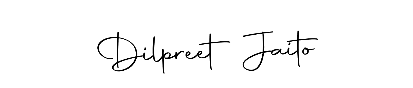 How to make Dilpreet Jaito signature? Autography-DOLnW is a professional autograph style. Create handwritten signature for Dilpreet Jaito name. Dilpreet Jaito signature style 10 images and pictures png