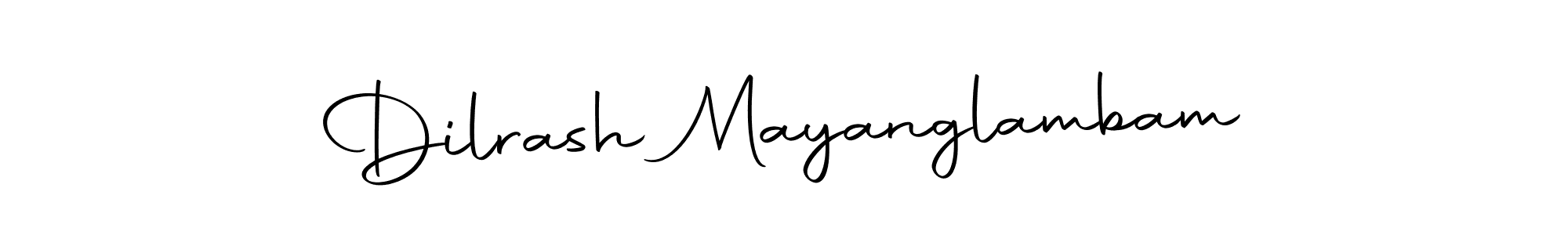 The best way (Autography-DOLnW) to make a short signature is to pick only two or three words in your name. The name Dilrash Mayanglambam include a total of six letters. For converting this name. Dilrash Mayanglambam signature style 10 images and pictures png
